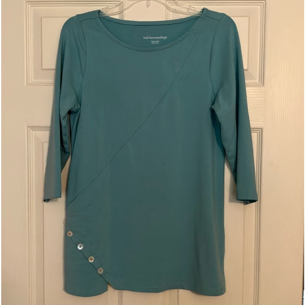 Teal Tunic Top